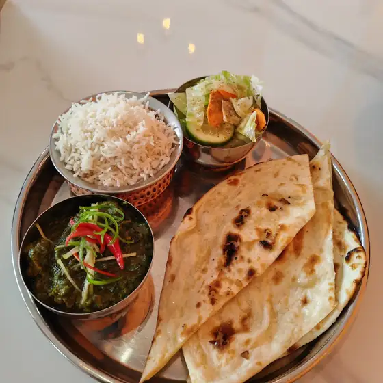 Thali & naan